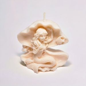 Mermaid Pillar Candle | Home Decor | Scented | Ocean | Sea | Aquatic